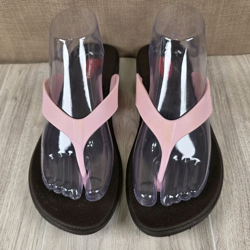 Okabashi Breeze Flip Flop Sandals Thongs Womens Large 9.5-10.5 Blossom Pink